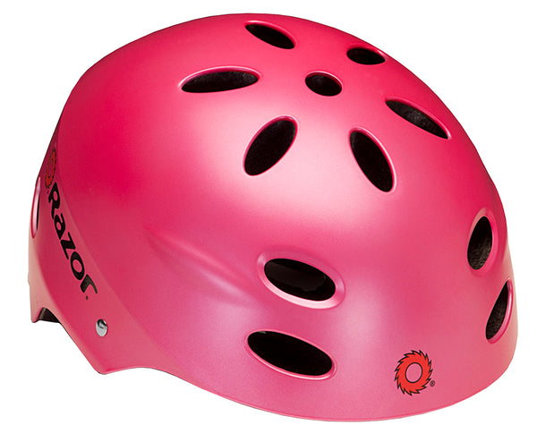 Youth Bike Helmet, Satin Pink